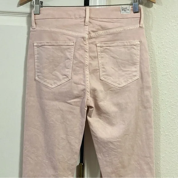 Frank & Eileen Women's Size 27 Sligo Italian Performance Denim Skinny Jean Pink - Picture 7 of 16